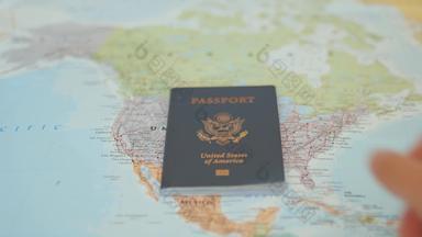 手把曼联州美国护照前北美国地图